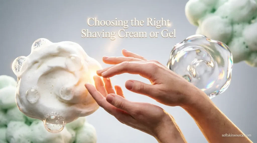 choosing the right shaving cream or gel