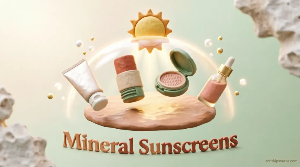different types of mineral sunscreens