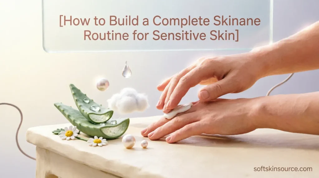how to build a complete skincare routine for sensitive skin