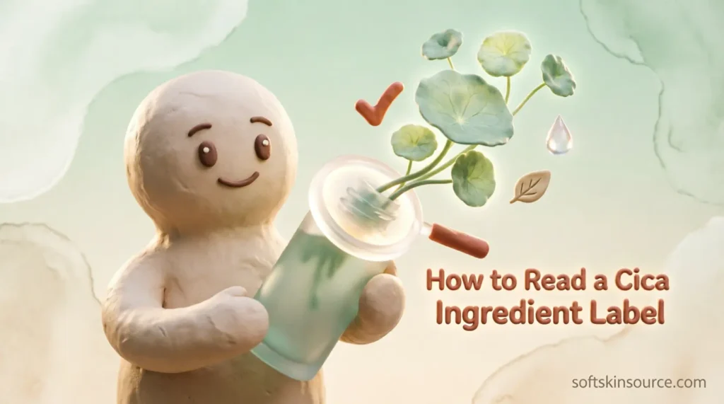how to read a cica ingredient label