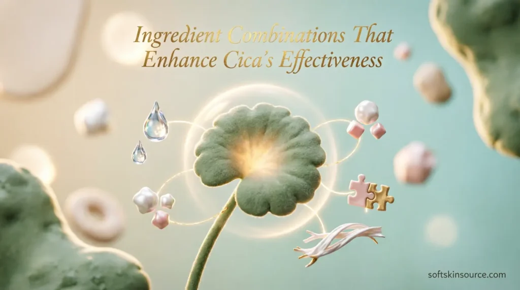 ingredient combinations that enhance cica's effectiveness