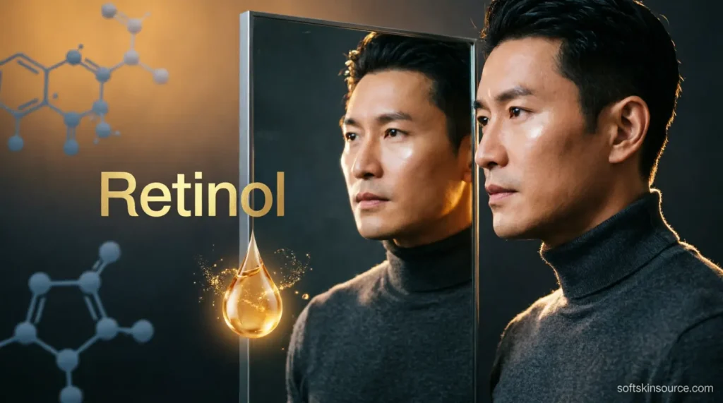 retinol and anti-aging products for men