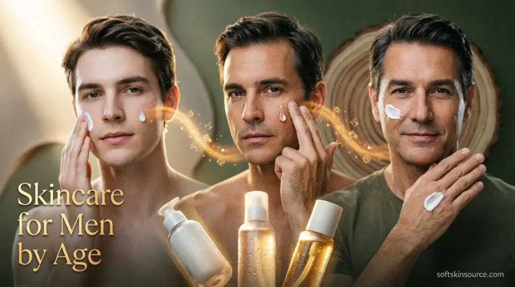 skincare for men by age what changes and when