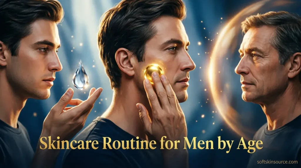 skincare routine for men by age