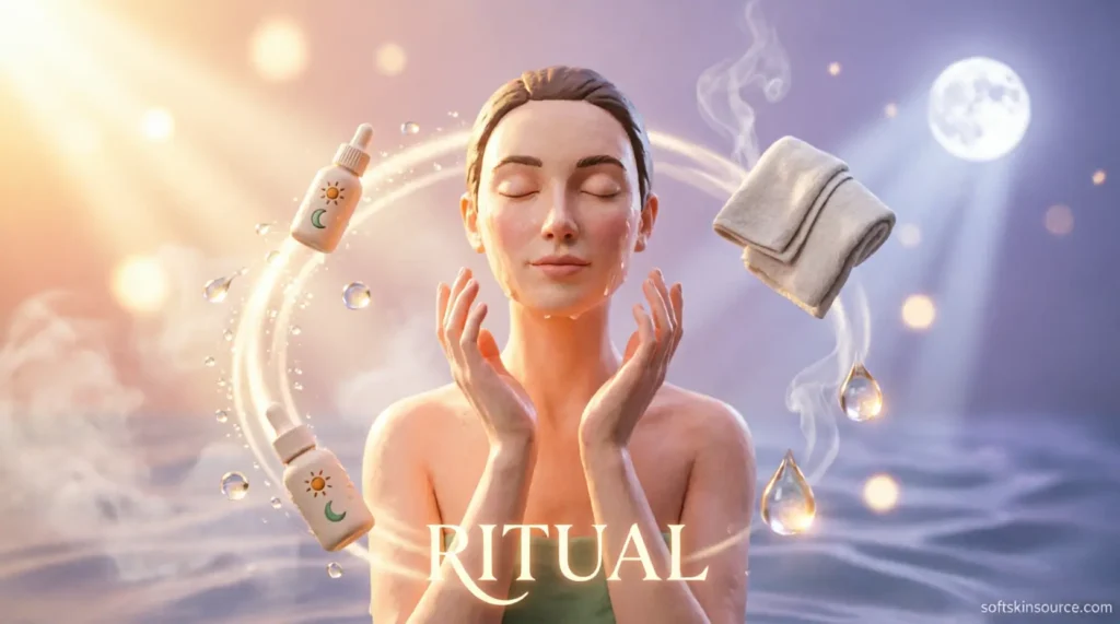 step-by-step morning and nighttime skincare routine order