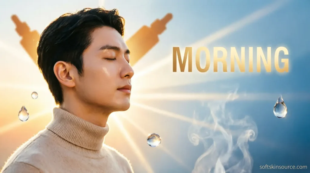 the essential men's skincare routine morning