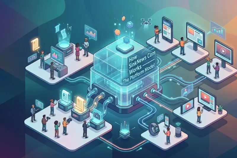 how sinknews com works — the platform model