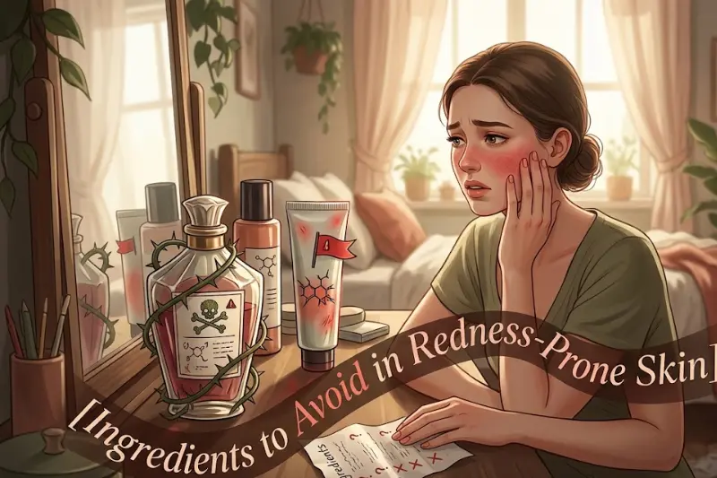 ingredients to avoid in redness-prone skin