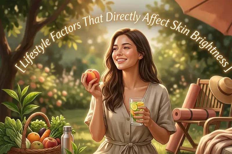 lifestyle factors that directly affect skin brightness