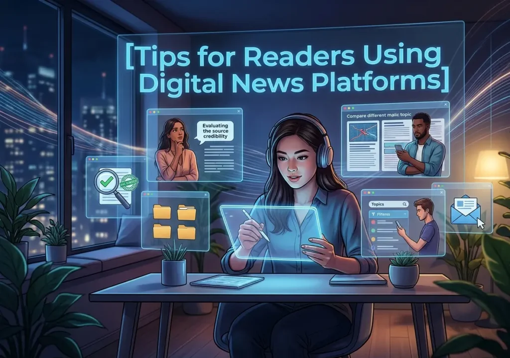 tips for readers using digital news platforms